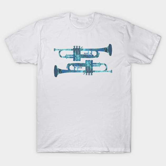 Trumpets T-Shirt by BittenByErmines